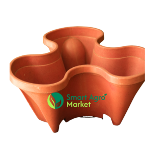 170LKR Plastic Flower Pot |ප්ලාස්ටික් පෝච්චි – Red