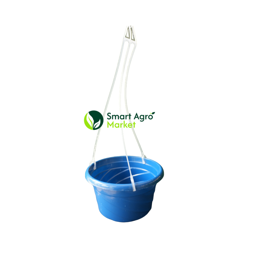 100LKR Hanging Plastic Pot | ප්ලාස්ටික් පෝච්චි - Blue